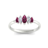 Load image into Gallery viewer, 5-stone-marquise-pink-sapphire-half-carat-women-wedding-band-in-white-gold-fdwb8008mqgsadrpiangle5-0.50ct-nl-wg.jpg