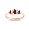 Load image into Gallery viewer, 5-stone-marquise-ruby-half-carat-women-wedding-band-in-rose-gold-fdwb8008mqgrudrangle5-0.50ct-nl-rg.jpg