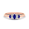 Load image into Gallery viewer, 5-stone-marquise-sapphire-half-carat-women-wedding-band-in-rose-gold-fdwb8008mqgsablsleep-0.50ct-nl-rg.jpg