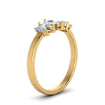 Load image into Gallery viewer, 5-stone-marquise-wedding-band-1.5-ct-in-yellow-gold-FD8008-1.5CTMQB-NL-YG.jpg