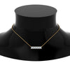 Load image into Gallery viewer, 5-stone-princess-cut-diamond-bar-pendant-in--FDPD8413-NL-YG