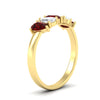 Load image into Gallery viewer, 5-stone-wedding-band-ruby-teardrop-one-carat-in-yellow-gold-fdwb8008pegrudrangle2-1.00ct-nl-yg.jpg