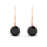 Load image into Gallery viewer, 5.00-ct-round-cut-black-diamond-leverback-dangle-earrings-in-rose-gold-fdear11236rogblackangle2-5.00ct-nl-rg.jpg?v=1768373585
