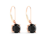 Load image into Gallery viewer, 5.00-ct-round-cut-black-diamond-leverback-dangle-earrings-in-rose-gold-fdear11236rogblackangle3-5.00ct-nl-rg.jpg?v=1768373585