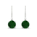 Load image into Gallery viewer, 5.00-ct-round-cut-emerald-leverback-dangle-earrings-in-white-gold-fdear11236rogemgrangle2-5.00ct-nl-wg.jpg?v=1768373584
