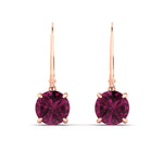 Load image into Gallery viewer, 5.00-ct-round-cut-pink-sapphire-leverback-dangle-earrings-in-rose-gold-fdear11236rogsadrpiangle2-5.00ct-nl-rg.jpg?v=1768373585