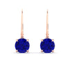 Load image into Gallery viewer, 5.00-ct-round-cut-sapphire-leverback-dangle-earrings-in-rose-gold-fdear11236rogsablangle2-5.00ct-nl-rg.jpg?v=1768373585