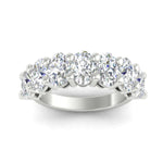 Load image into Gallery viewer, 5.00-ct-seven-stone-diamond-wedding-band-in-white-gold-FD8008OVBANGLE5-5.00CT-NL-WG.jpg?v=1763628833