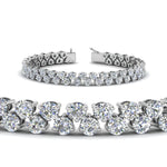 Load image into Gallery viewer, Stunning Two Row Tennis Bracelet