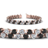 Load image into Gallery viewer, Stunning Two Row Tennis Bracelet