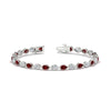 Load image into Gallery viewer, 5.50-carat-classic-teardrop-link-east-west-ruby-bracelet-in-white-gold-FDBECPE10581GRUDR-5.40CT-NL-WG.jpg?v=1776847869