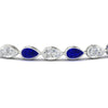 Load image into Gallery viewer, 5.50-carat-classic-teardrop-link-east-west-sapphire-bracelet-in-white-gold-FDBECPE10581GSABLANGLE5-5.40CT-NL-WG.jpg?v=1776847695