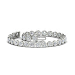 Load image into Gallery viewer, 6.50 Carat Diamond Bezel Set Tennis Bracelet