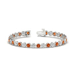 Load image into Gallery viewer, 6.50 Carat Diamond Bezel Set Tennis Bracelet