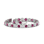 Load image into Gallery viewer, 6.50 Carat Diamond Bezel Set Tennis Bracelet