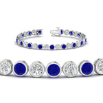 Load image into Gallery viewer, 6.50 Carat Diamond Bezel Set Tennis Bracelet