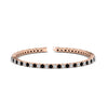 Load image into Gallery viewer, 6-Carat-Round-Diamond-Tennis-Bracelet-With-Black-Diamond-In-Rose-Gold-FDBRC8635ROGBLACK-6.00_20CT-NL-RG