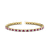 Load image into Gallery viewer, 6-Carat-Round-Diamond-Tennis-Bracelet-With-Pink-Sapphire-In-Yellow-Gold-FDBRC8635ROGSADRPI-6.00_20CT-NL-YG