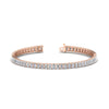 Load image into Gallery viewer, 6-carat-Emerald-cut-diamond-tennis-bracelet-in-rose-gold-FDBRC10449EM-6.00CT-NL-RG.jpg