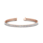 Load image into Gallery viewer, 6 Carat Emerald Cut Diamond Tennis Bracelet