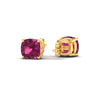 Load image into Gallery viewer, 7-carat-cushion-cut-pink-sapphire-basket-stud-earring-in-rose-gold-fdear10411cugsadrpiangle4-7.00ct-nl-rg.jpg