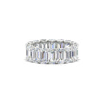 Load image into Gallery viewer, 6 Carat Diamond Emerald Cut Eternity Band