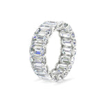 Load image into Gallery viewer, 6 Carat Diamond Emerald Cut Eternity Band