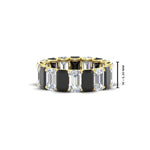 Load image into Gallery viewer, 6 Carat Diamond Emerald Cut Eternity Band