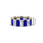 Load image into Gallery viewer, 6 Carat Diamond Emerald Cut Eternity Band