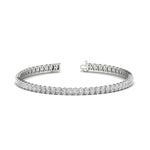 Load image into Gallery viewer, 6 Carat Oval Shape Diamond Tennis Bracelet