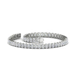Load image into Gallery viewer, 6 Carat Oval Shape Diamond Tennis Bracelet