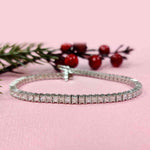 Load image into Gallery viewer, 6 Carat Princess Cut Diamond Tennis Eternity Bracelet