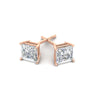 Load image into Gallery viewer, 6-carat-princess-cut-stud-earring-in-rose-gold-FDEAR10411PR-6.00CT-NL-RG.jpg?v=1763113297