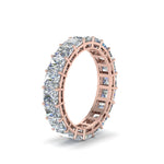 Load image into Gallery viewer, 6-carat-radiant-cut-diamond-eternity-ring-in-rose-gold-FDEWB8660RA-6.0CTANGLE2-NL-RG