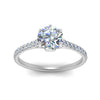 Load image into Gallery viewer, 6 Claw Prong Simple Round Diamond Ring