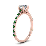 Load image into Gallery viewer, 6 Claw Prong Simple Round Diamond Ring