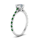 Load image into Gallery viewer, 6 Claw Prong Simple Round Diamond Ring