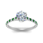 Load image into Gallery viewer, 6 Claw Prong Simple Round Diamond Ring