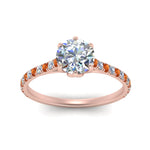 Load image into Gallery viewer, 6 Claw Prong Simple Round Diamond Ring