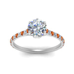 Load image into Gallery viewer, 6 Claw Prong Simple Round Diamond Ring