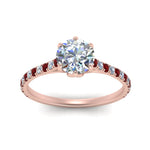 Load image into Gallery viewer, 6 Claw Prong Simple Round Diamond Ring
