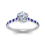 Load image into Gallery viewer, 6 Claw Prong Simple Round Diamond Ring