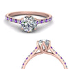Load image into Gallery viewer, 6 Claw Prong Simple Round Diamond Ring