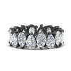 Load image into Gallery viewer, 6.40-carat-eternity-band-diamond-teardrop-in-black-gold-FD10554PE-0.40CT-NL-BG