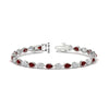 Load image into Gallery viewer, 6.50-carat-classic-teardrop-link-east-west-ruby-bracelet-in-white-gold-FDBRCPE10581GRUDR-6.50CT-NL-WG-hw.jpg?v=1776850916
