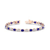 Load image into Gallery viewer, 6.50-carat-classic-teardrop-link-east-west-sapphire-bracelet-in-rose-gold-FDBRCPE10581GSABL-6.50CT-NL-RG.jpg?v=1776850622