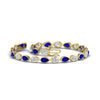 Load image into Gallery viewer, 6.50-carat-classic-teardrop-link-east-west-sapphire-bracelet-in-yellow-gold-FDBRCPE10581GSABLANGLE4-6.50CT-NL-YG.jpg?v=1776850622