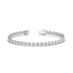 Load image into Gallery viewer, 7-60-ct-bezel-tennis-bracelet-heart-shaped-diamond-in-white-gold-fdbrc10581htangle2-7-60-ct-nl-wg
