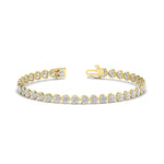 Load image into Gallery viewer, 7-60-ct-bezel-tennis-bracelet-heart-shaped-diamond-in-yellow-gold-fdbrc10581ht-7-60-ct-fancy1-nl-yg