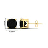 Load image into Gallery viewer, 7-carat-cushion-cut-black-diamond-basket-stud-earring-in-yellow-gold-fdear10411cugblackangle2-7.00ct-nl-yg-hw.jpg